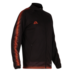 Inter Tracksuit Top Black/Tangerine